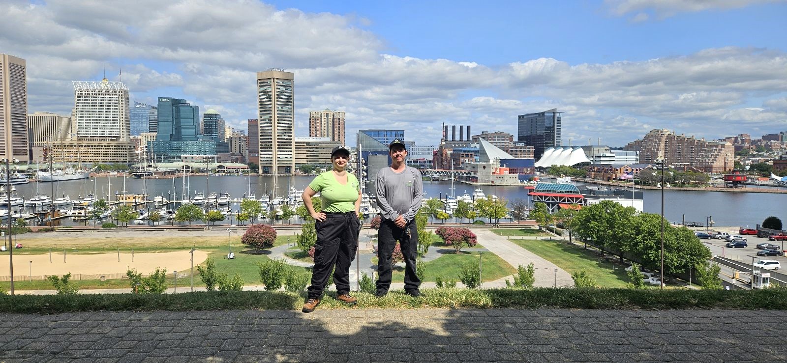 Baltimore technicians at Federal Hill 4 Baltimore Skedaddle Humane Wildlife Control September, 2024 (1)