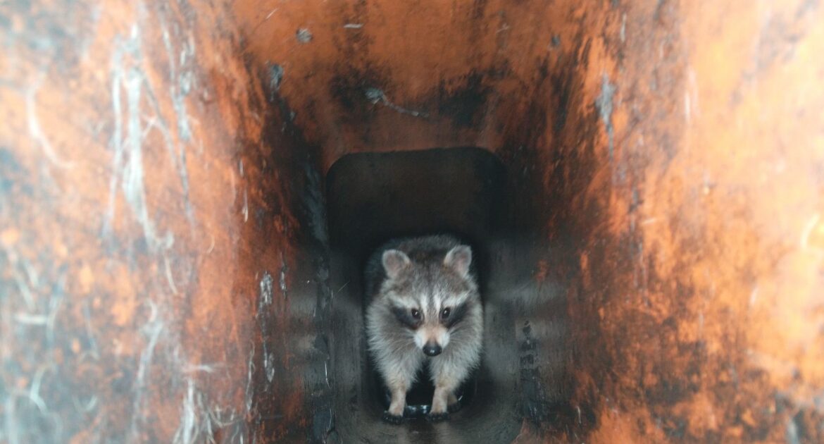 How Do Raccoons Typically Damage Roof Vents and Chimneys